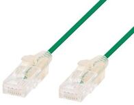 Picture of DYNAMIX 0.5m Ultra-Slim Cat6A UTP 10G Patch Lead - Green